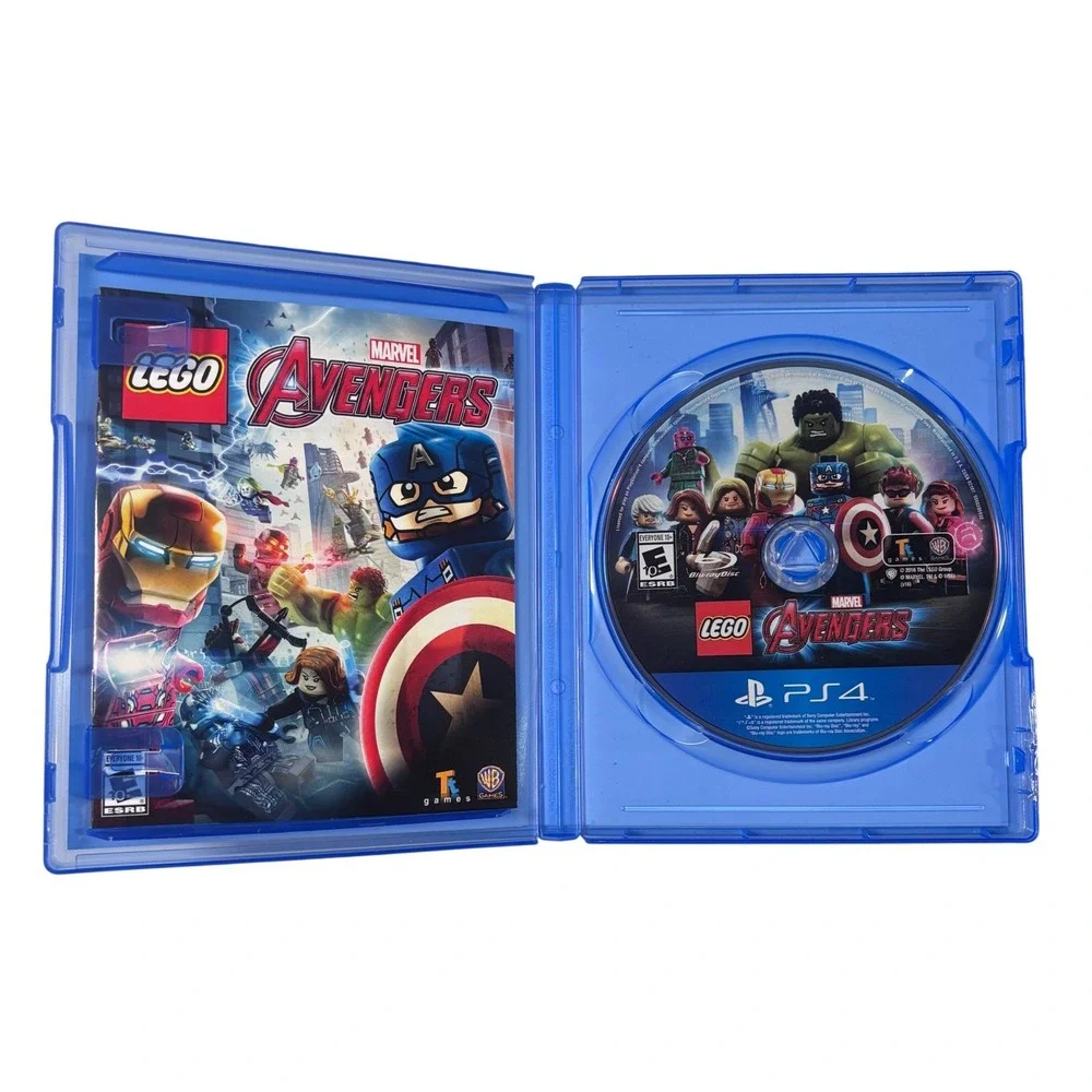 LEGO Marvel Avengers PS4 PlayStation 4 Video Game Marvel Avengers 2016 Disc Case